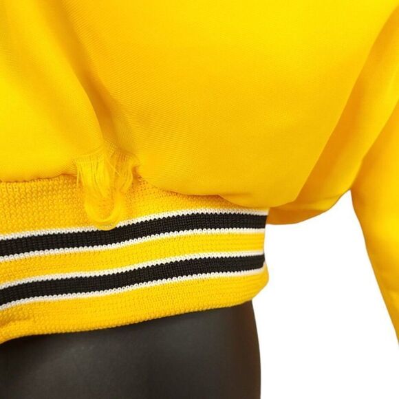 Satin Bomber Jacket Vintage 80s Dick Made In USA Mens Size Large - Picture 4 of 6